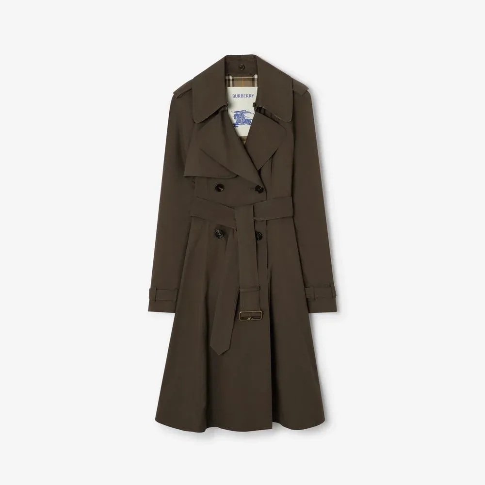Double-Breasted Wool Blend Coat by Burberry