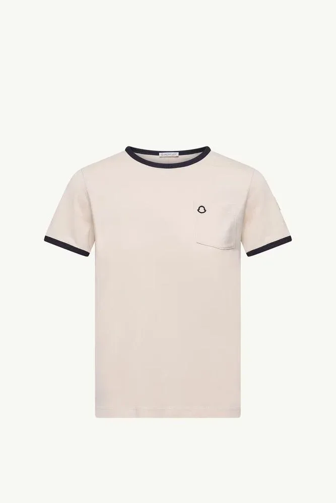 Contrast-Trim T-Shirt by Moncler