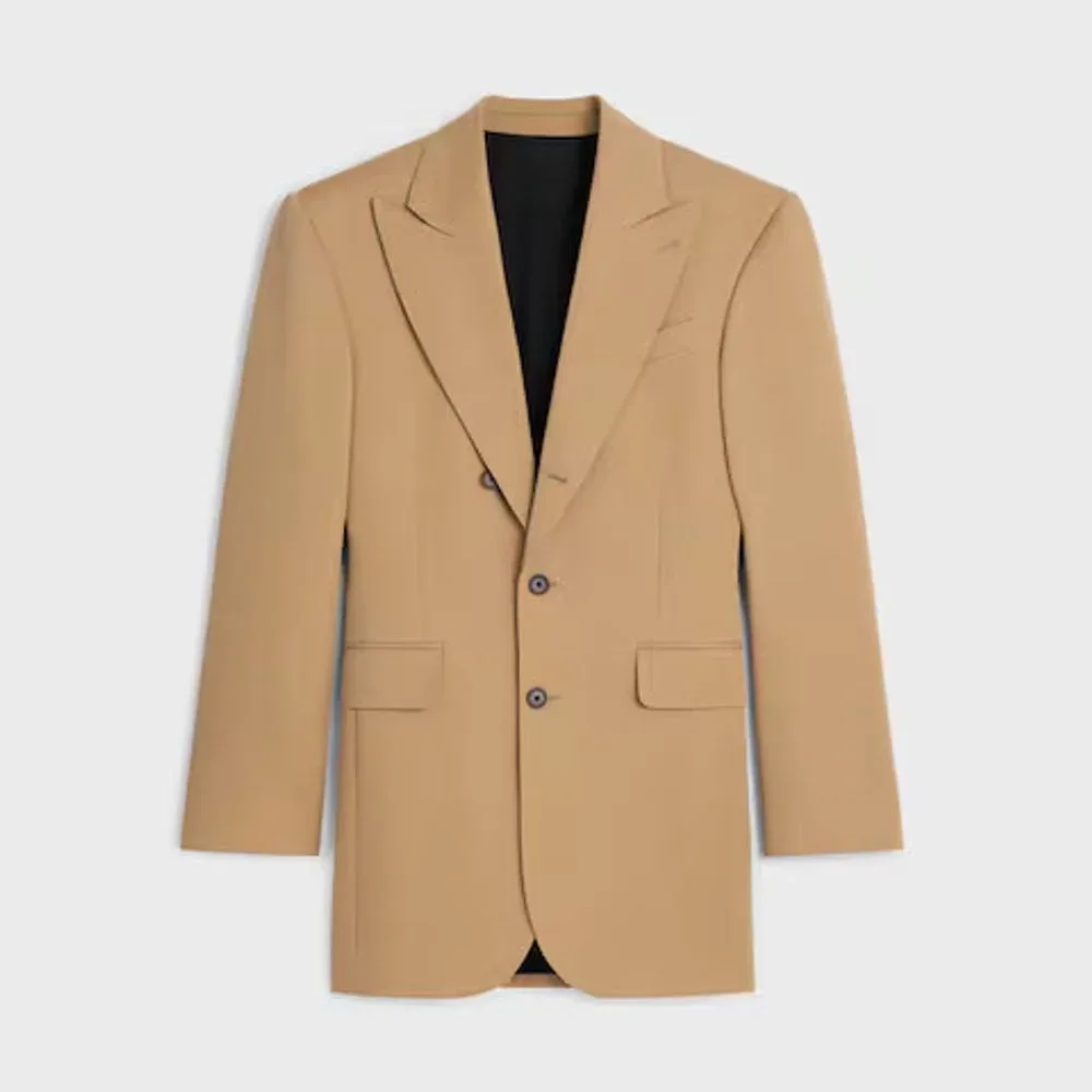 Single-Breasted Wool Blazer by Celine
