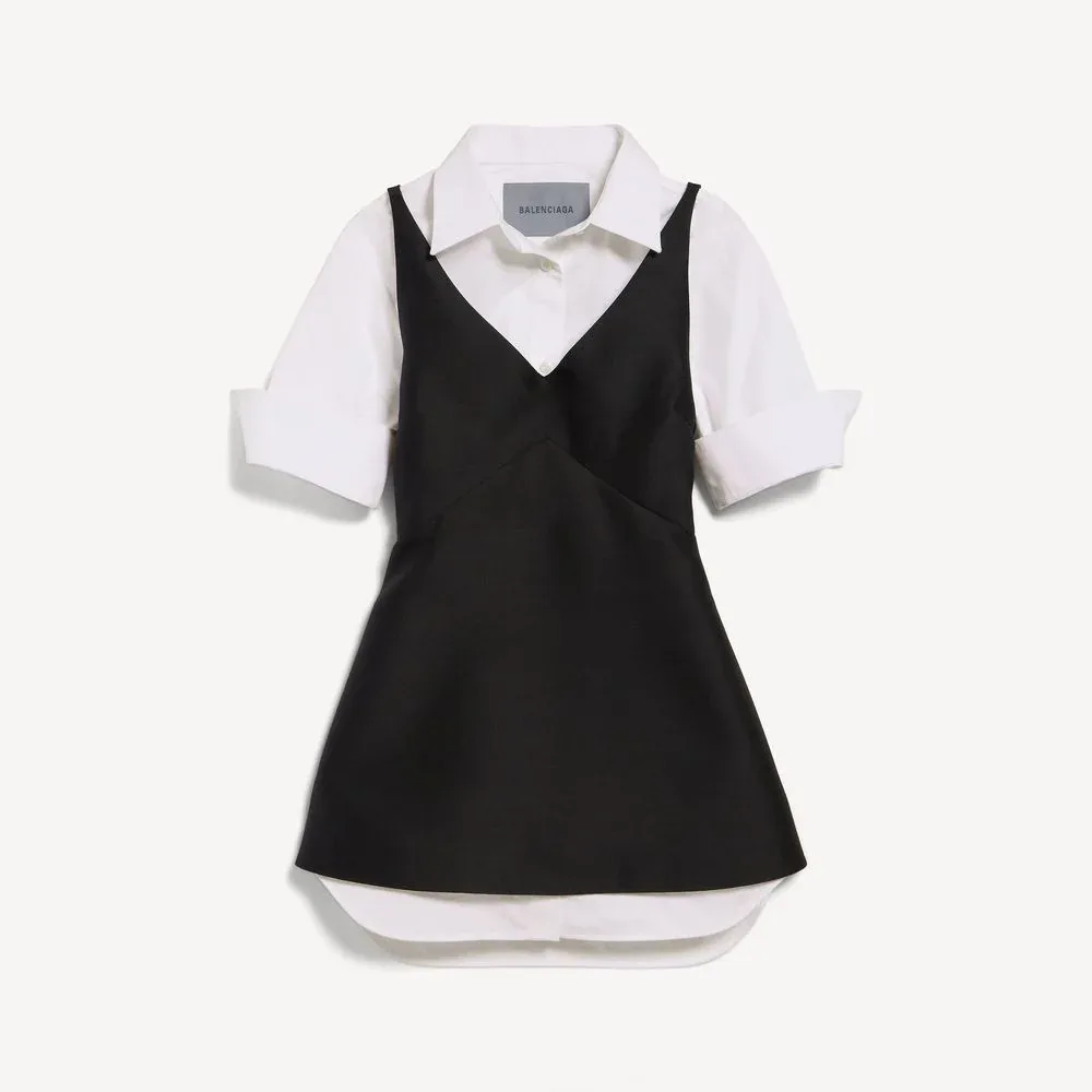 Hybrid Shirt Dress by Balenciaga