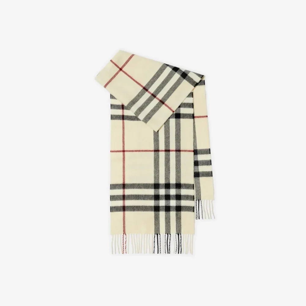 Check Wool Scarf by Burberry