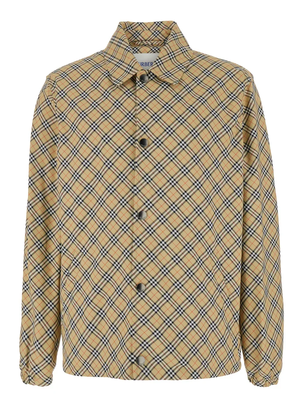Check Motif Jacket by Burberry