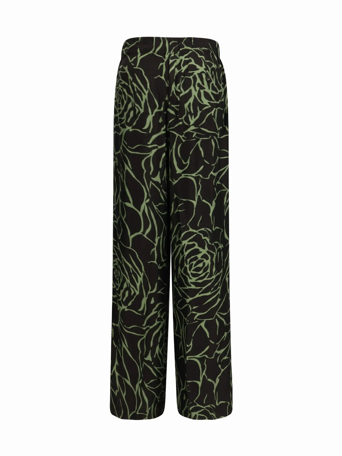 Graphic-Printed Viscose Trousers by Dries Van Noten