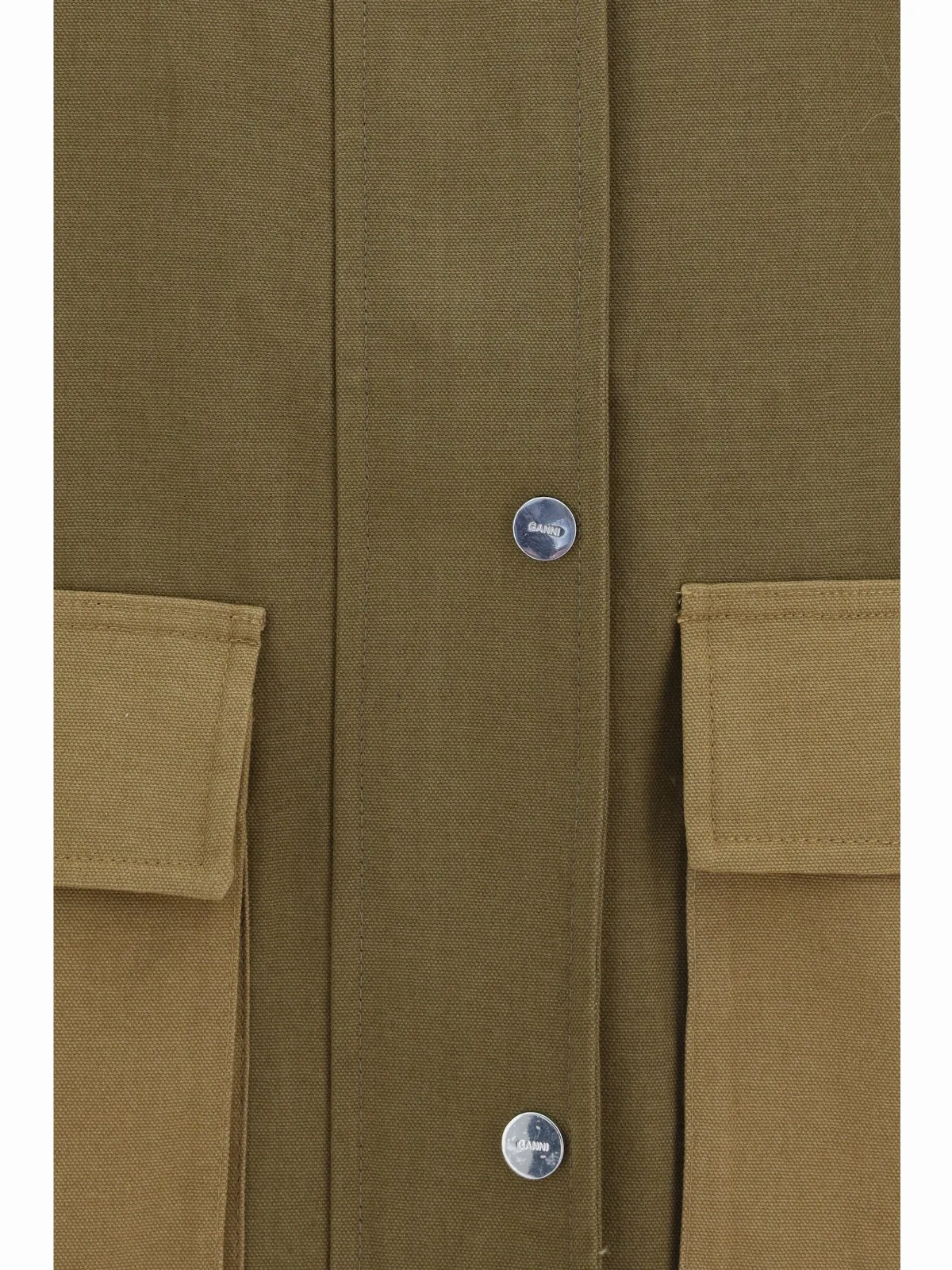 Oversized Organic Cotton Jacket by Ganni