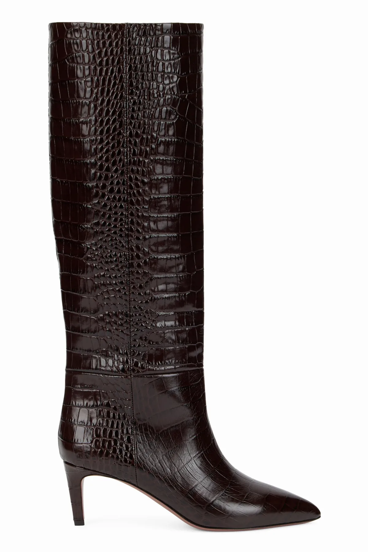 Croc-Embossed Calfskin Boot by Paris Texas