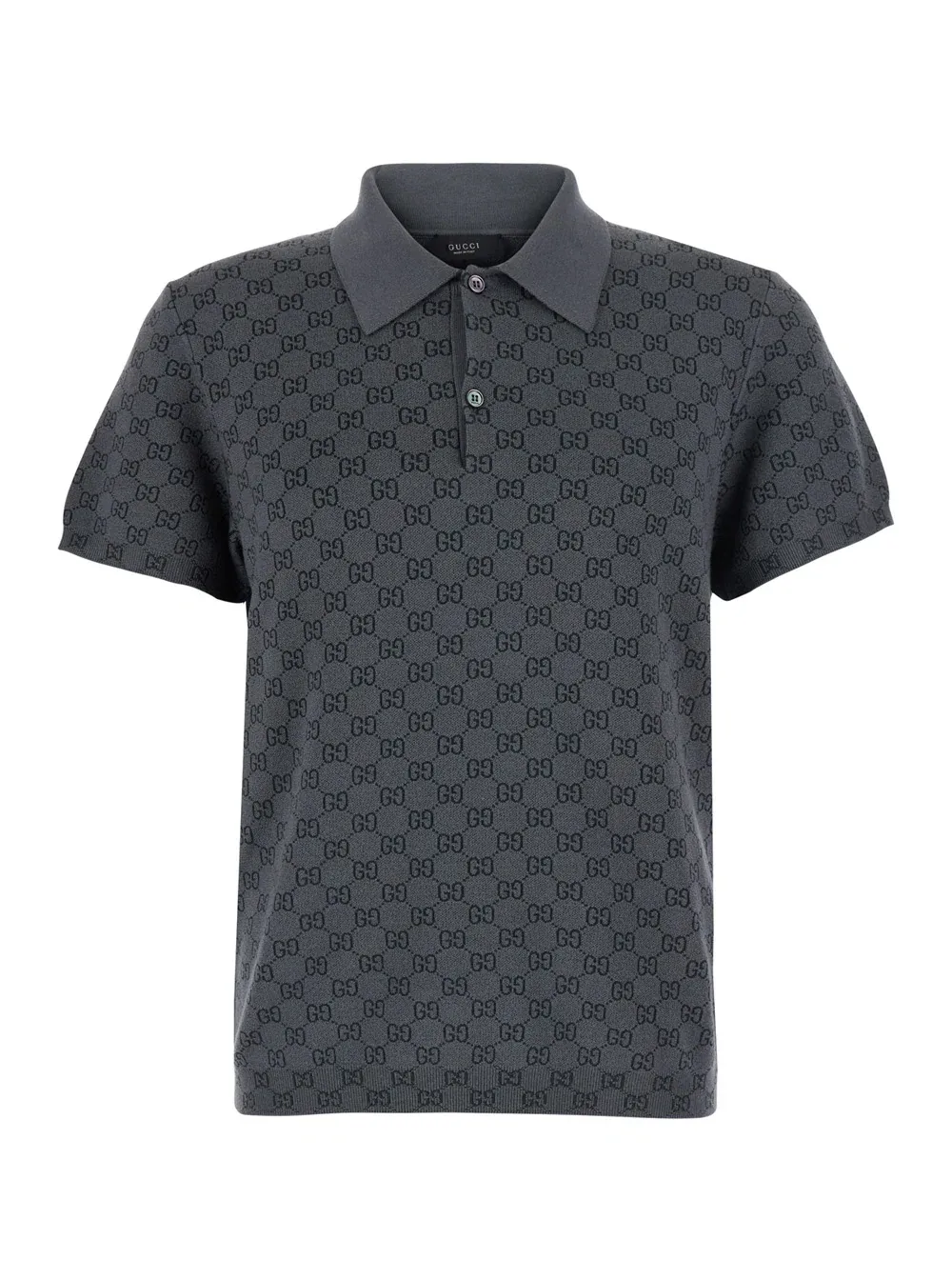 Logo-Jacquard Wool-Silk Polo by Gucci
