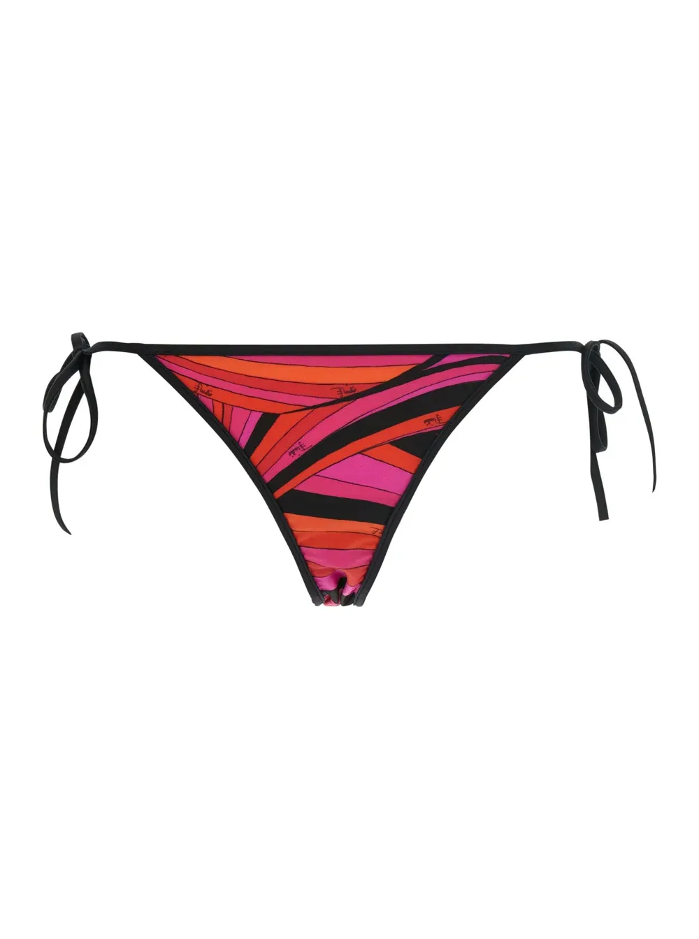 Geometric-Print High-Cut Bikini Bottom by EMILIO PUCCI