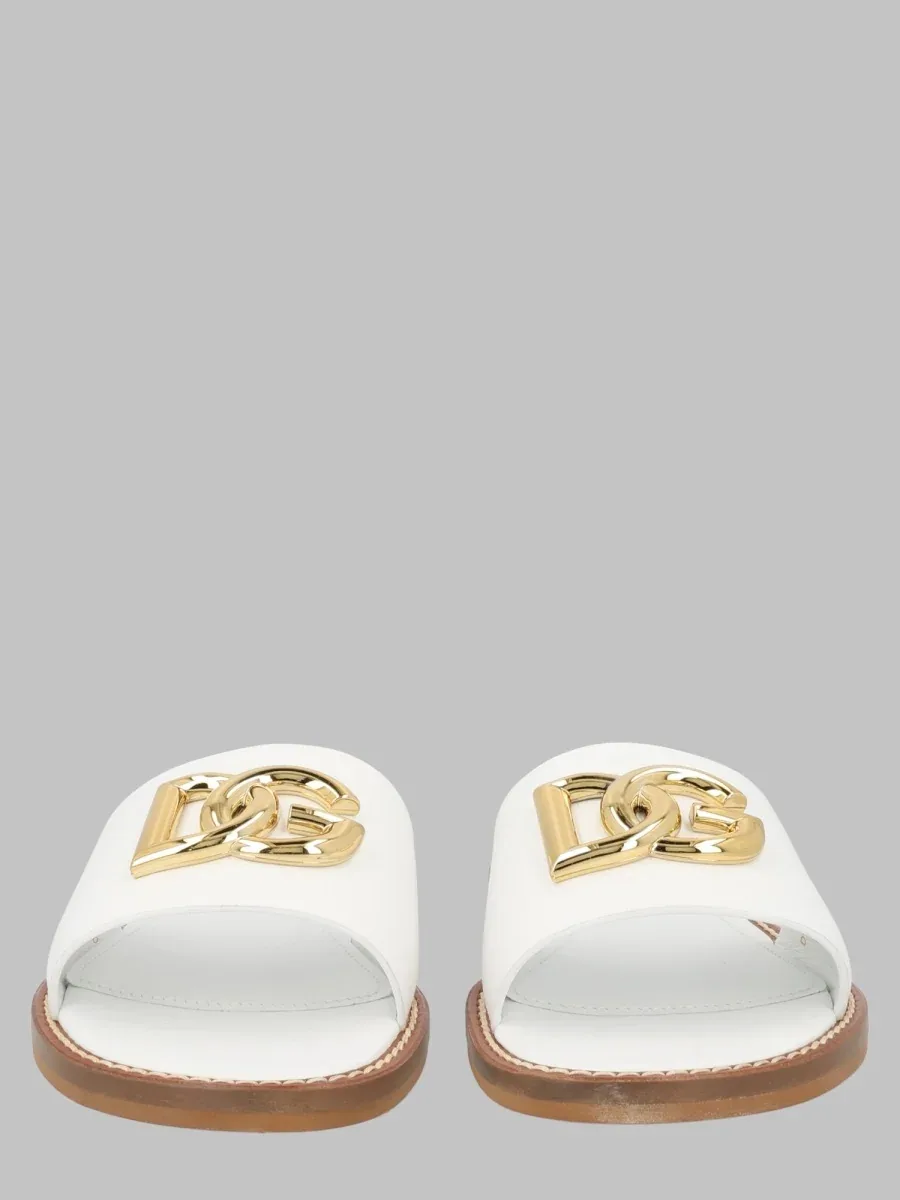 Calf Leather Flats by Dolce & Gabbana