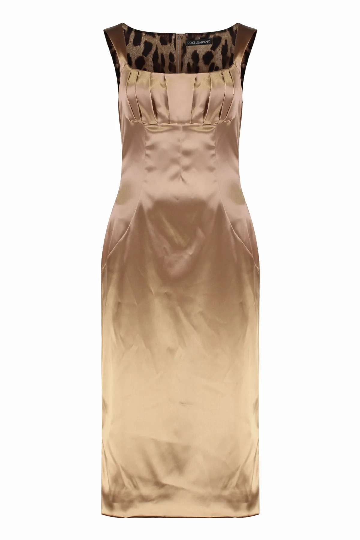 Stretch Satin Dress by Dolce & Gabbana