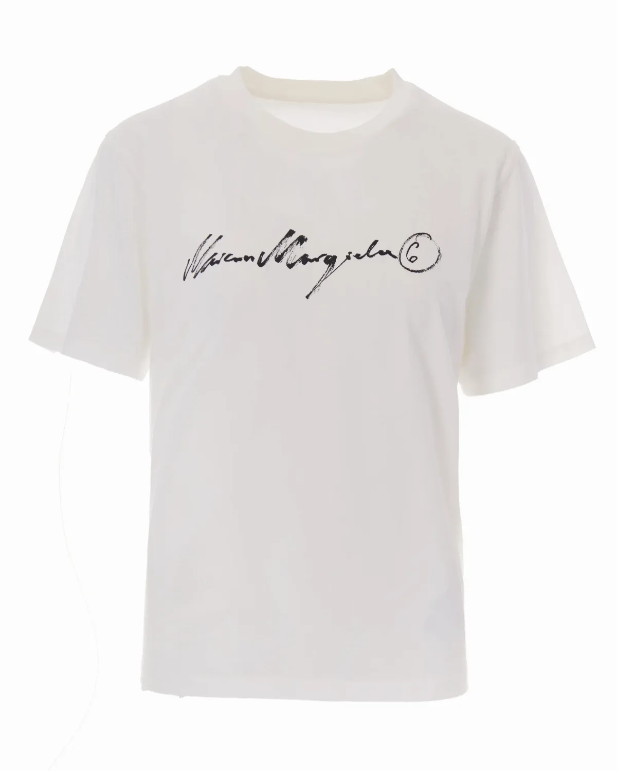 Hand-Painted Logo T-Shirt by MM6 Maison Margiela