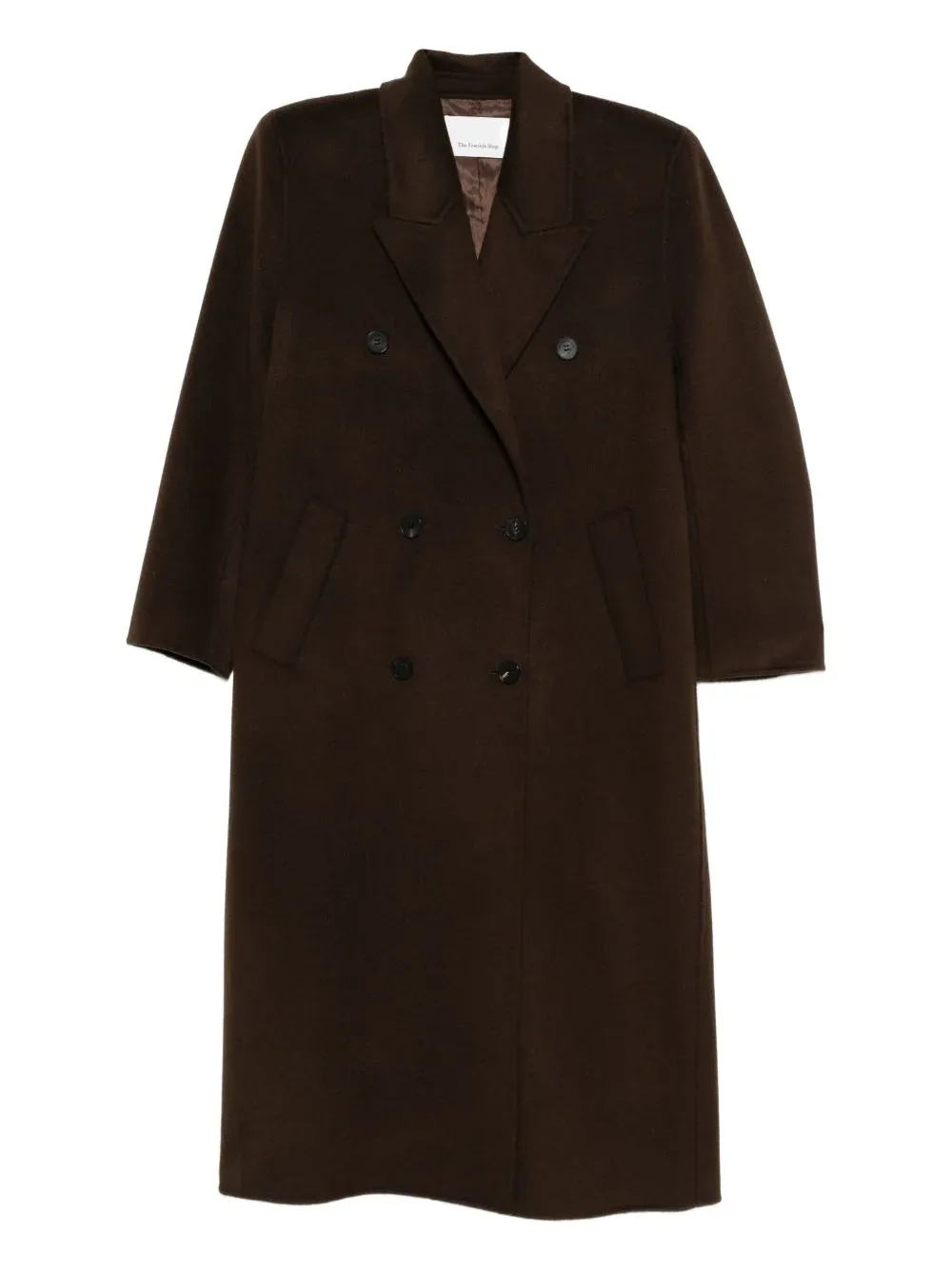 Double-Breasted Wool Coat by 032C