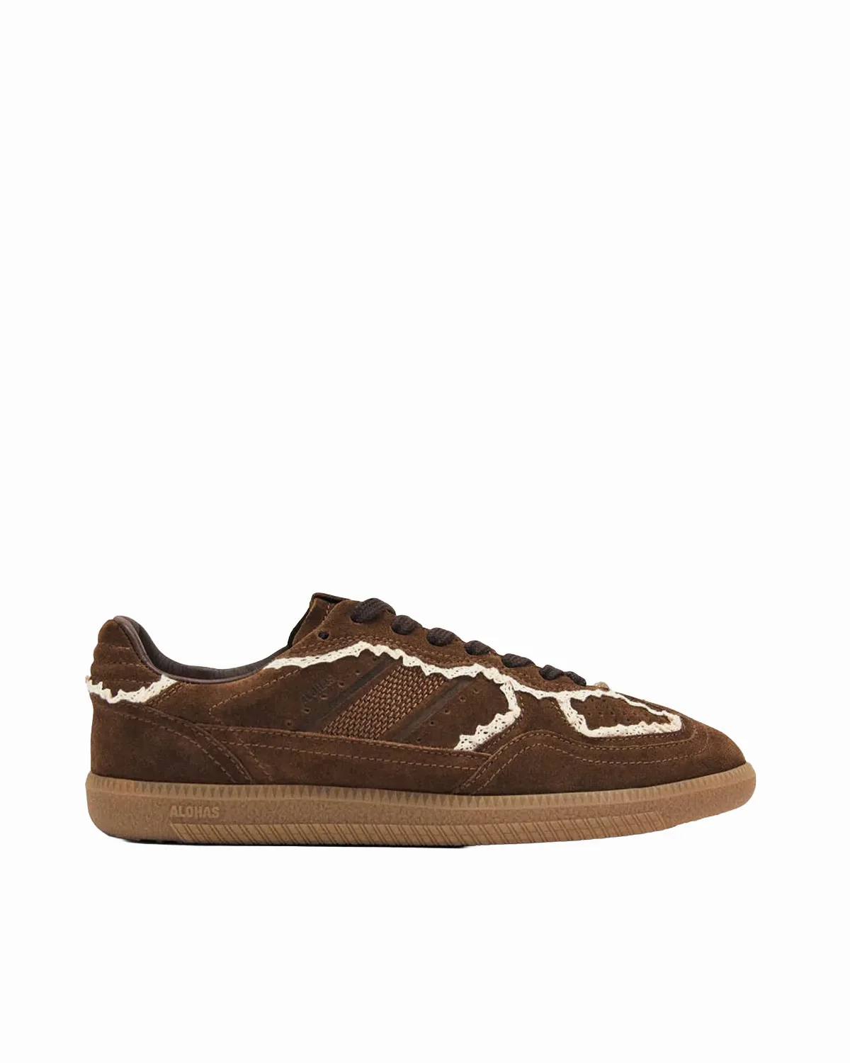 Suede with Crochet Detailing Sneaker by ALOHAS