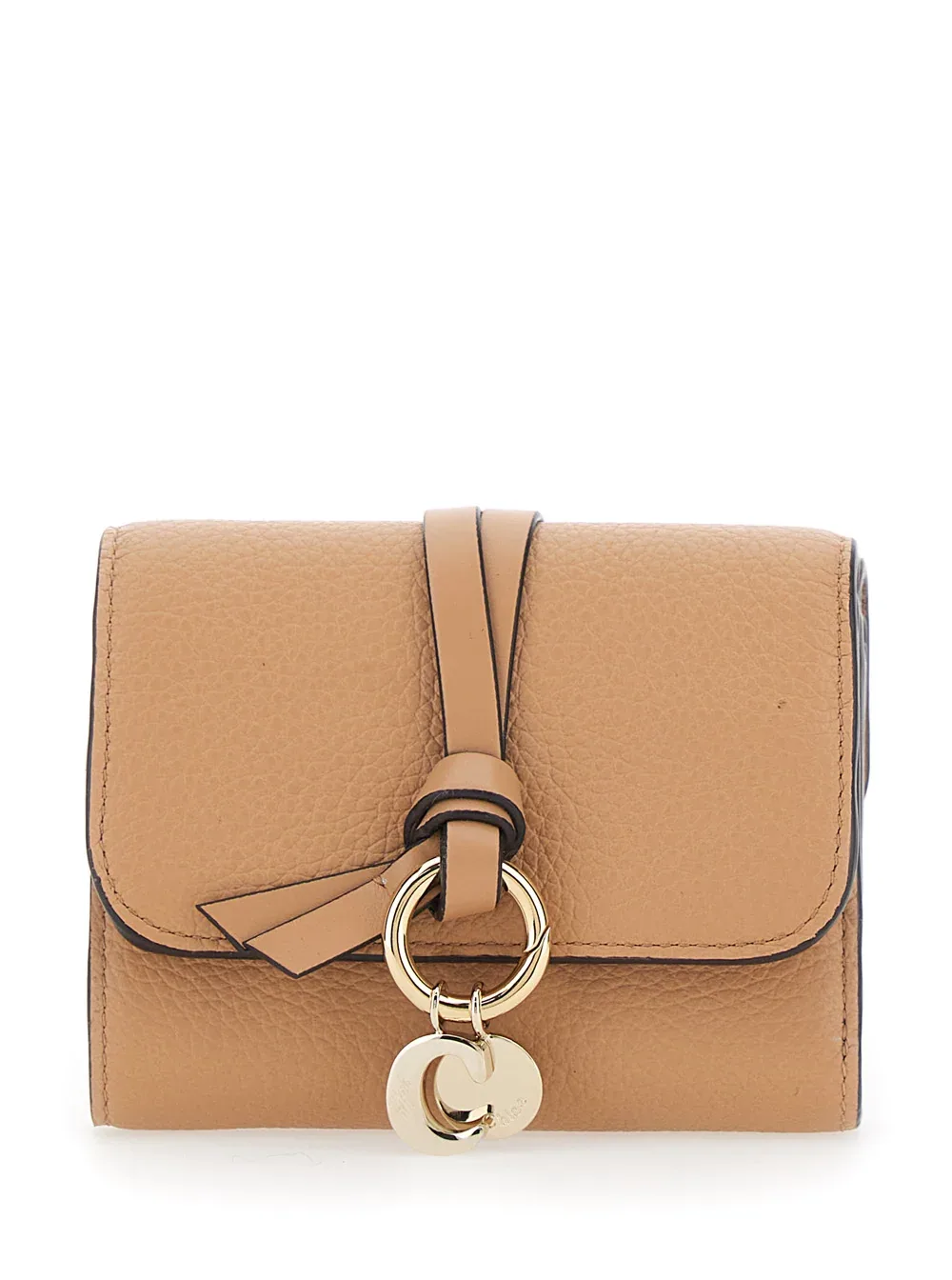 Leather Tri-Fold Wallet by Chloé