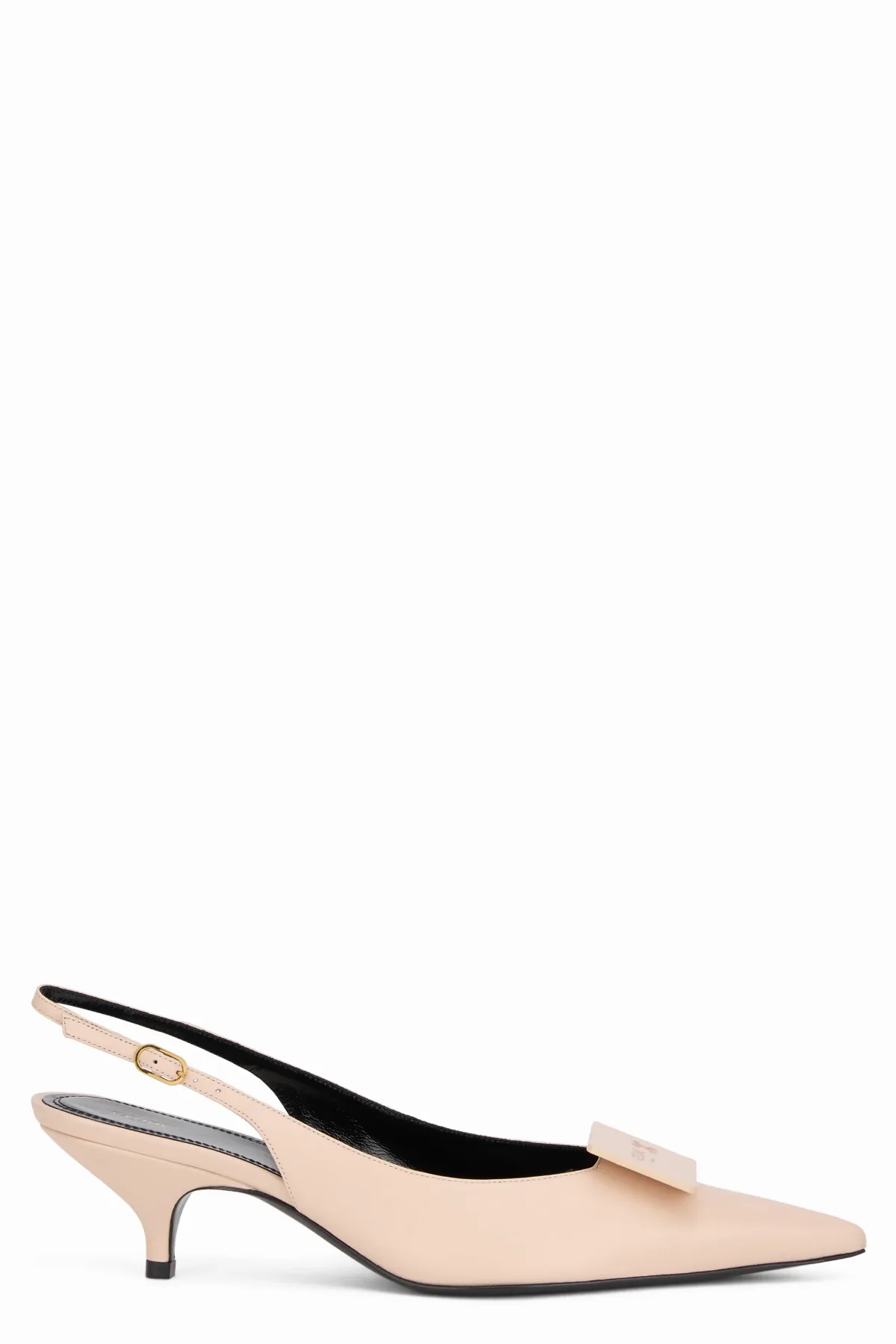 Kitten Heel Slingback Heel by Celine