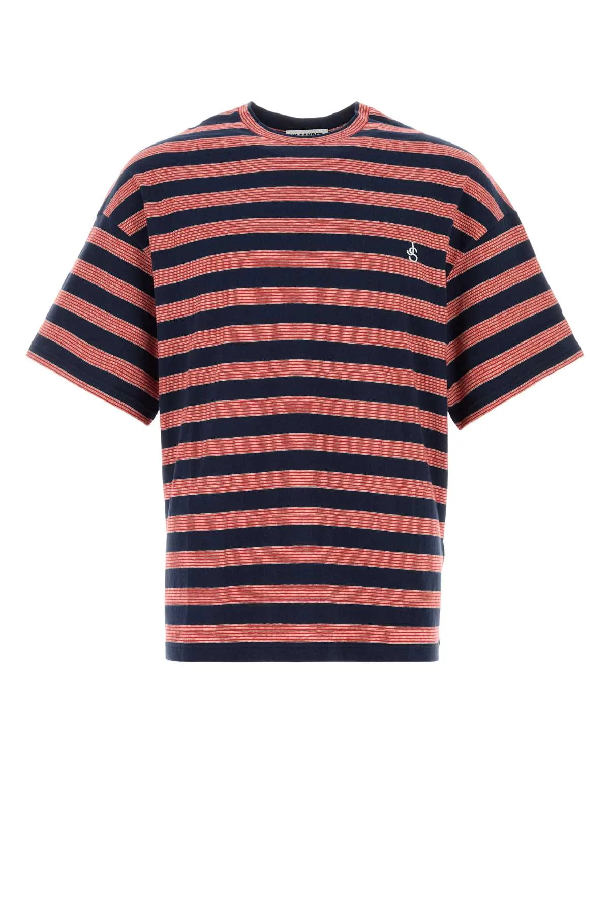Striped Cotton T-Shirt by Jil Sander