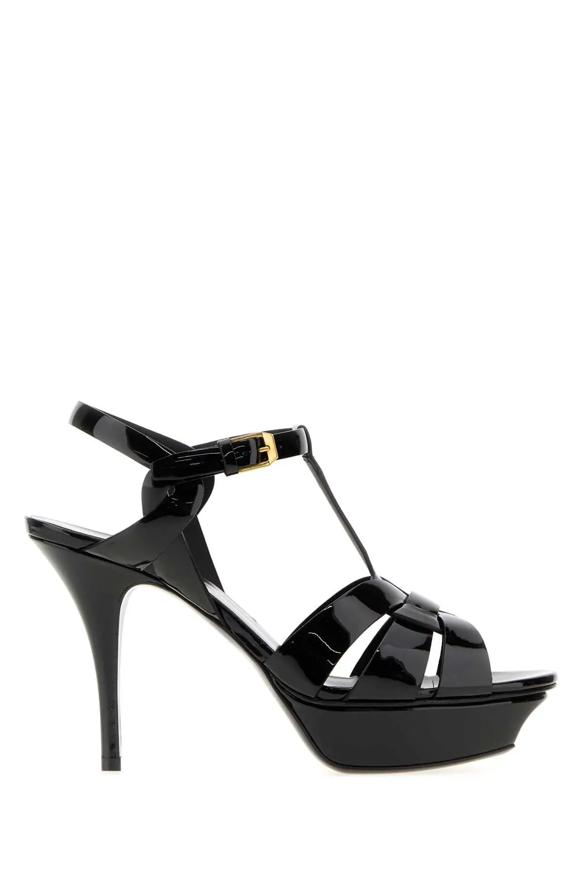T-Strap Platform Sandal Heel by Saint Laurent