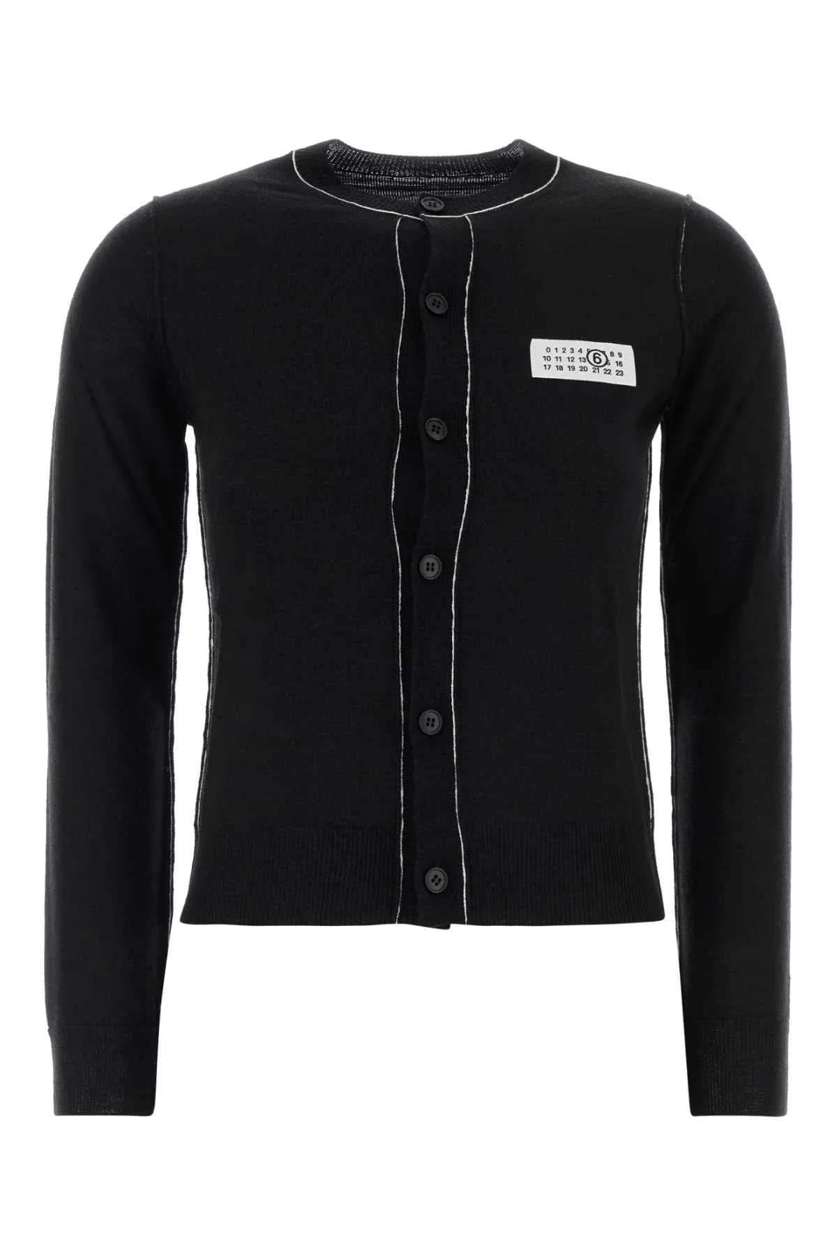 Virgin Wool Blend Cardigan by MM6 Maison Margiela