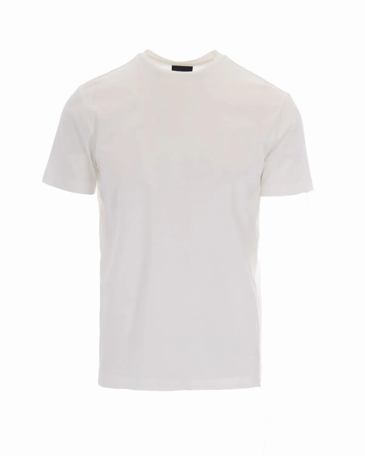 Lyocell-Cotton Jersey T-Shirt by Emporio Armani