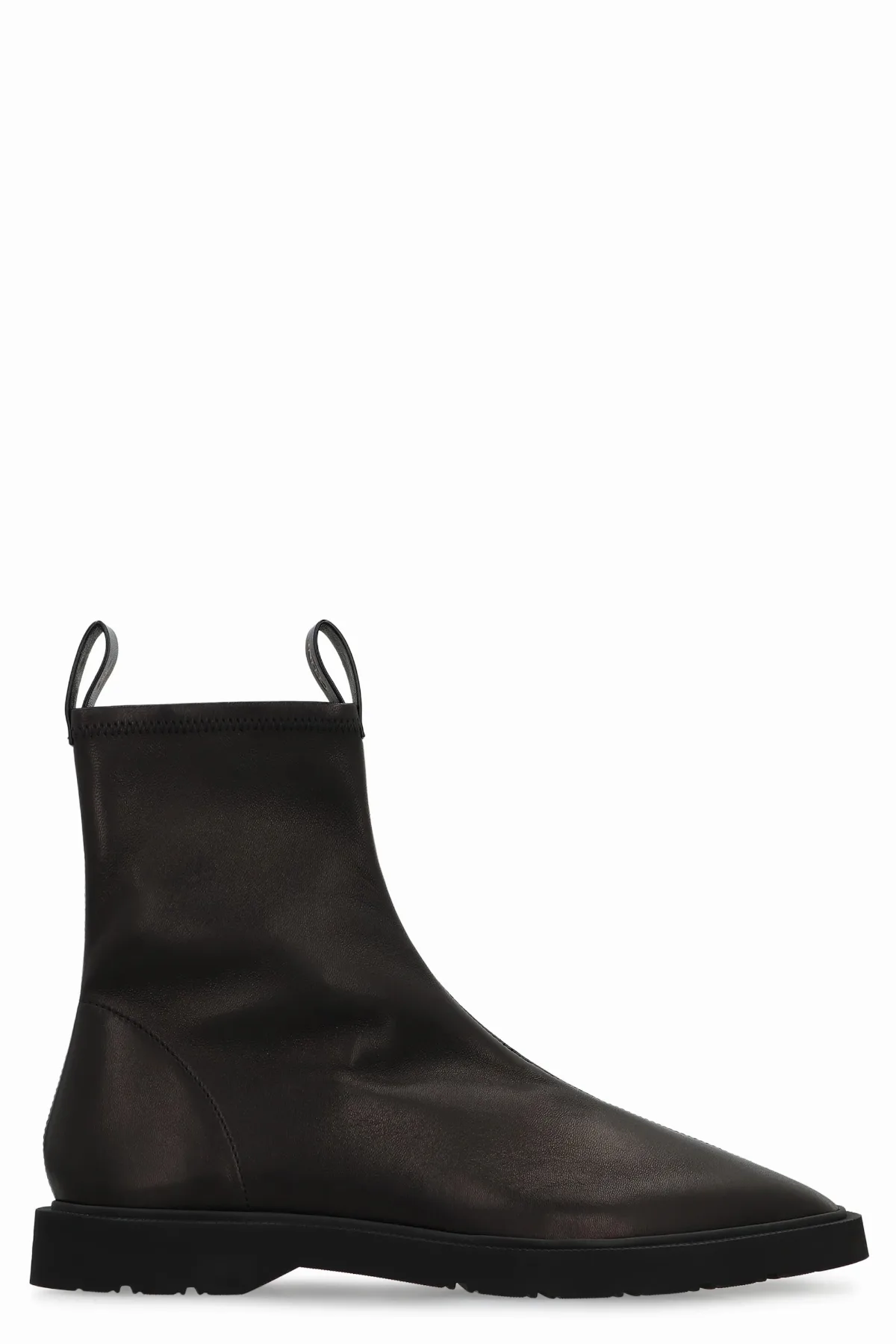 Tapered Lamb Leather Ankle Boot by Celine