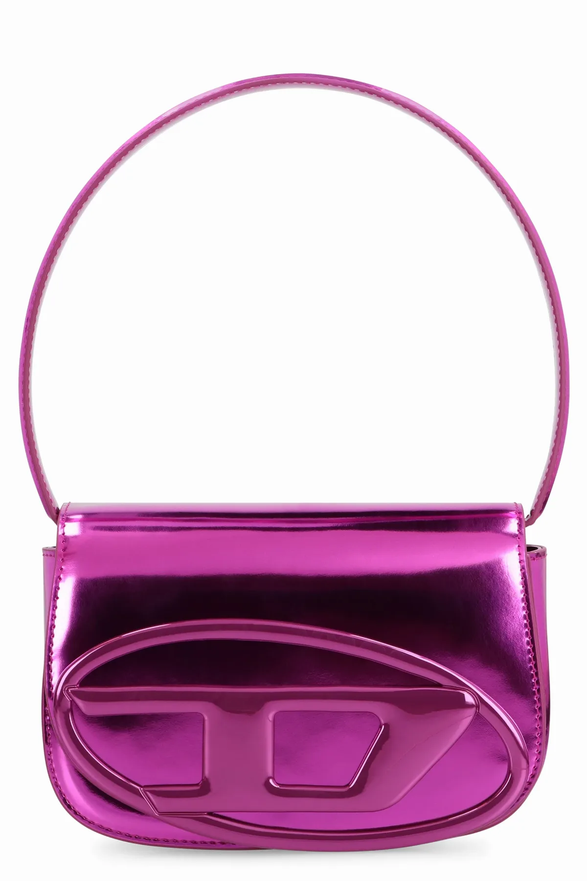 Metallic Leather Shoulder Bag by Diesel