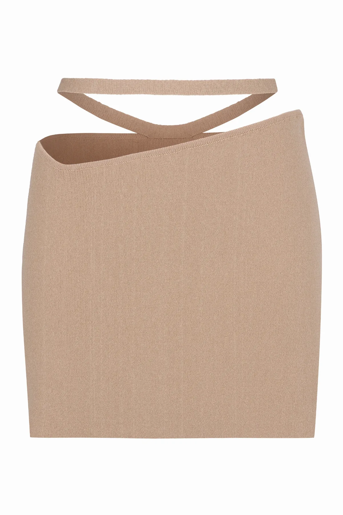 Cut-Out Knit Mini Skirt by AndreāDamo