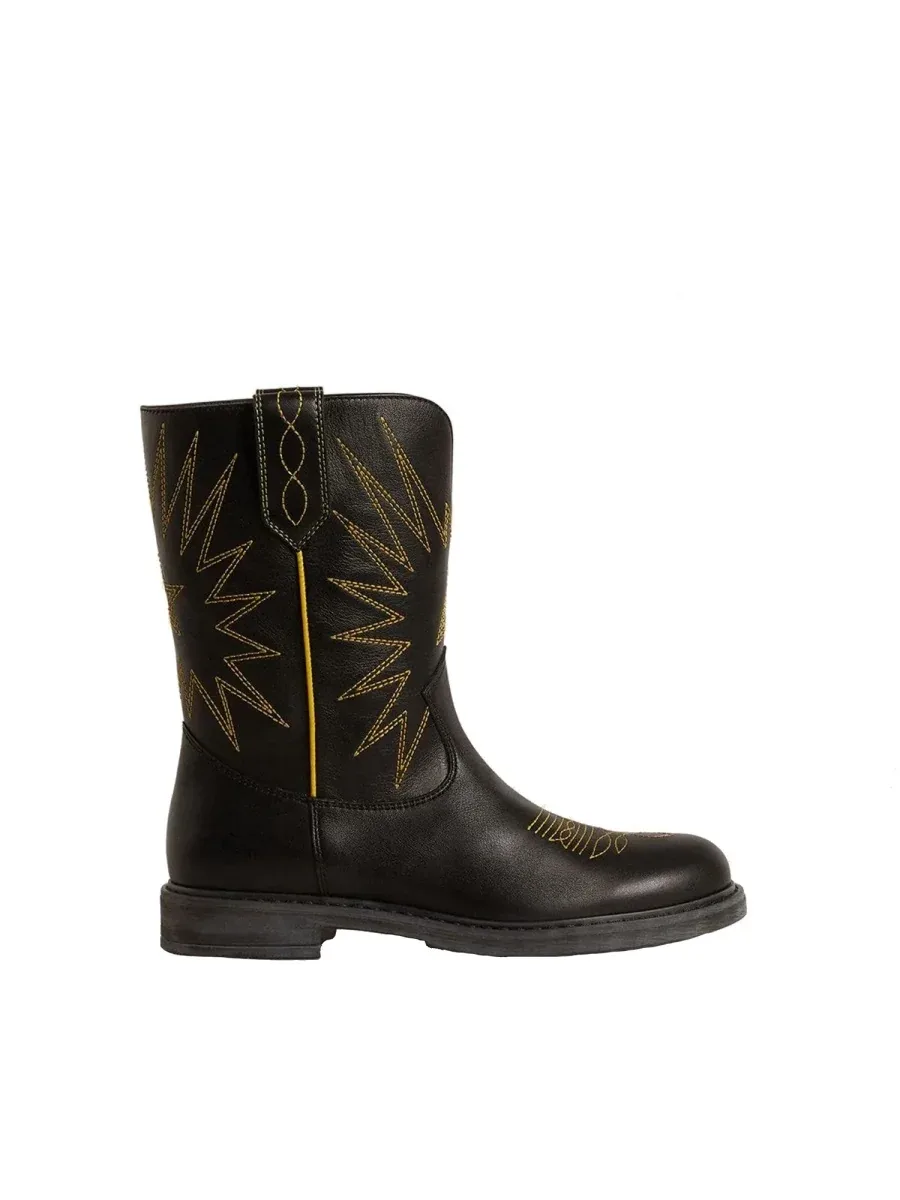 Wish Star Biker Boots by Golden Goose
