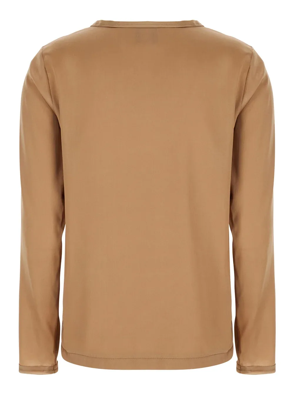 Silk Crew-Neck Blouse by Leplain