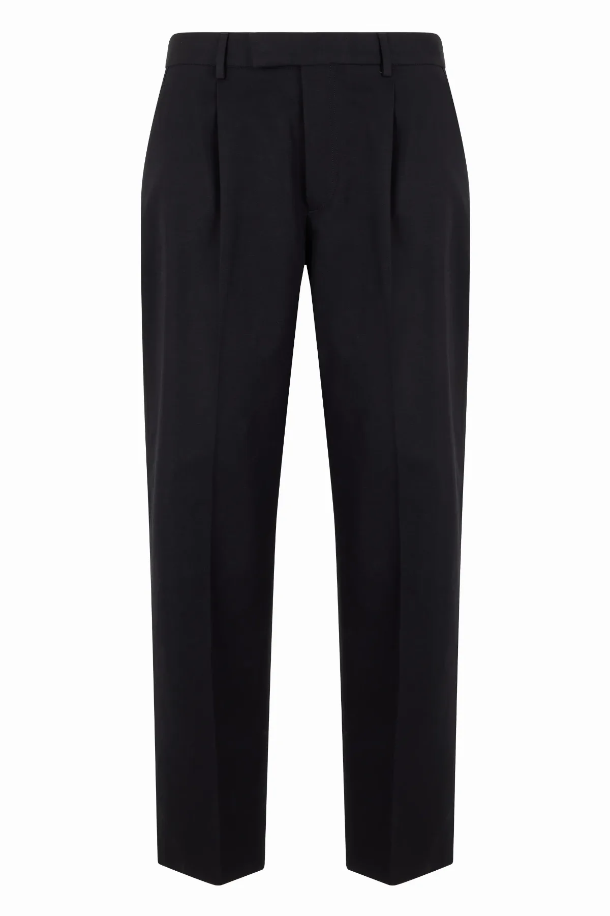 Cotton-Linen Blend Trousers by Zegna
