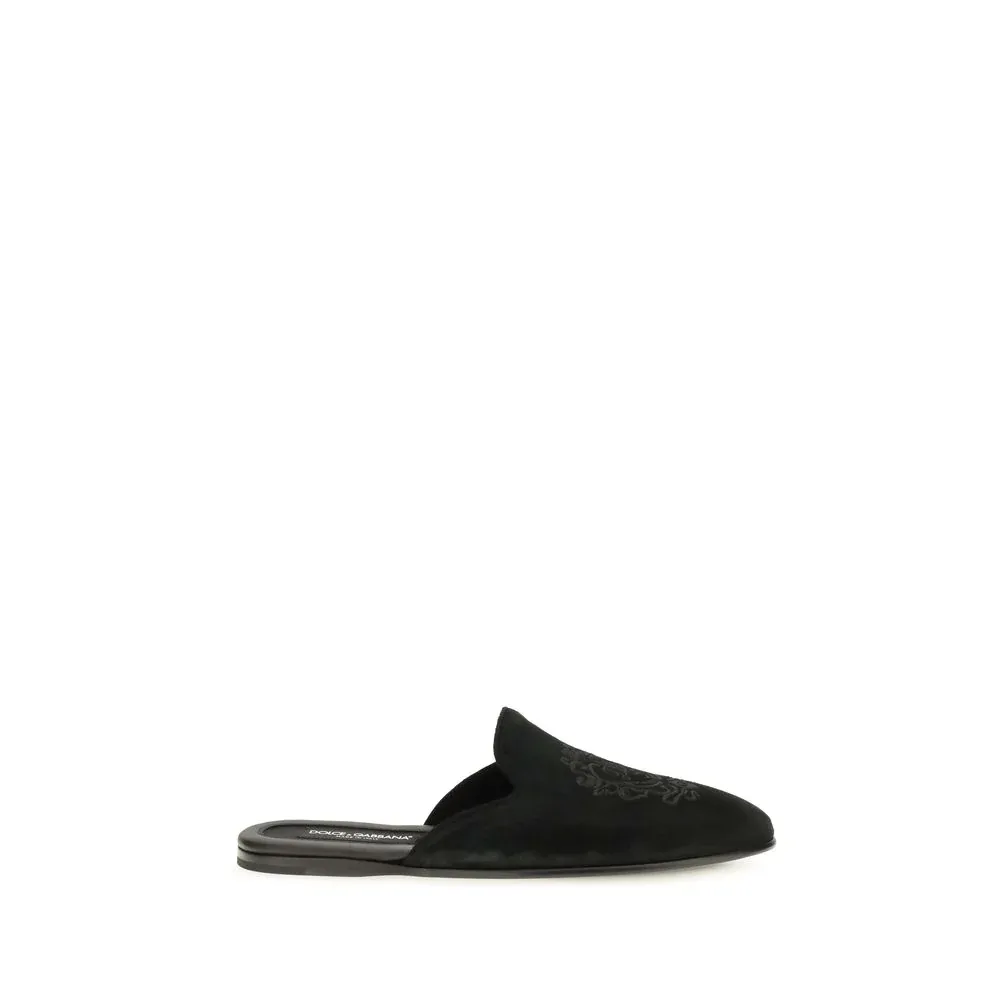 Calfskin Leather Mule by Dolce & Gabbana