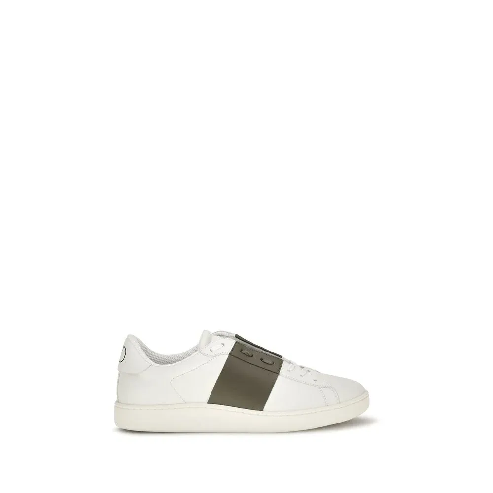 Leather Low-Top with Tonal Band Sneaker by Valentino Garavani