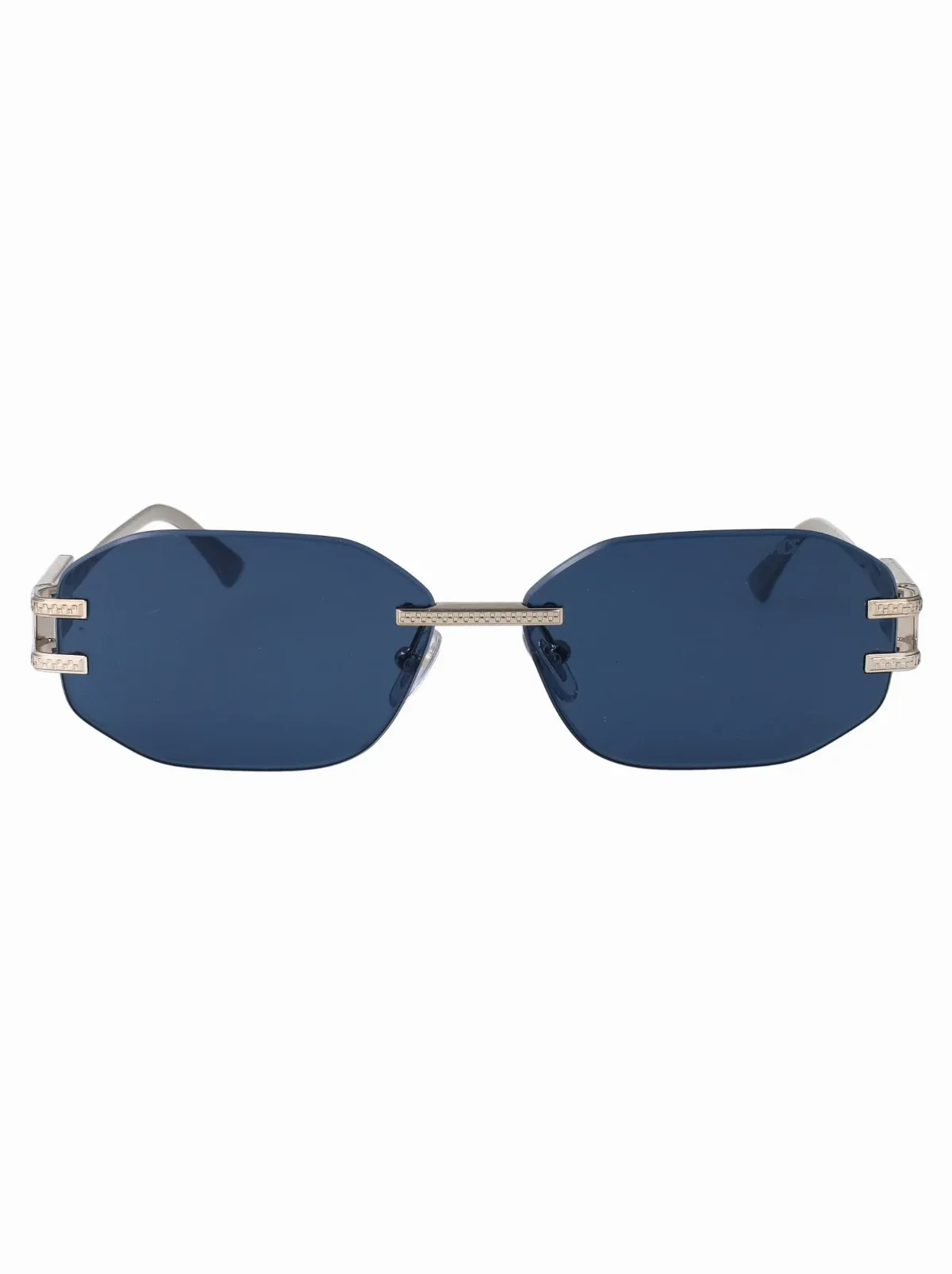 0VE2274 Silver Metal Oval Sunglasses by Versace