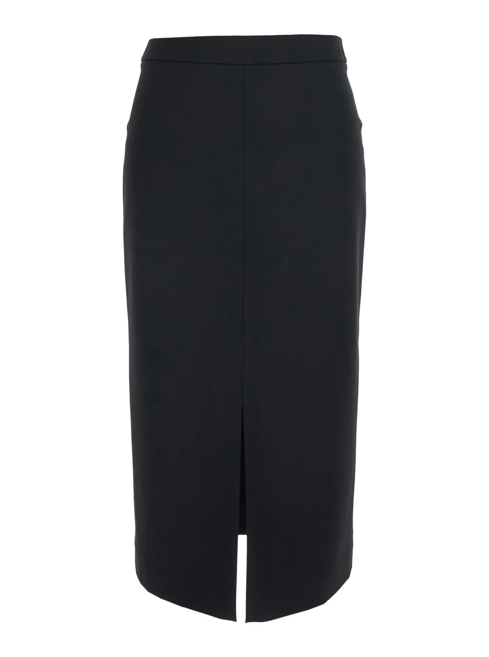 Wool-Blend Tech Fabric Skirt by Jucca