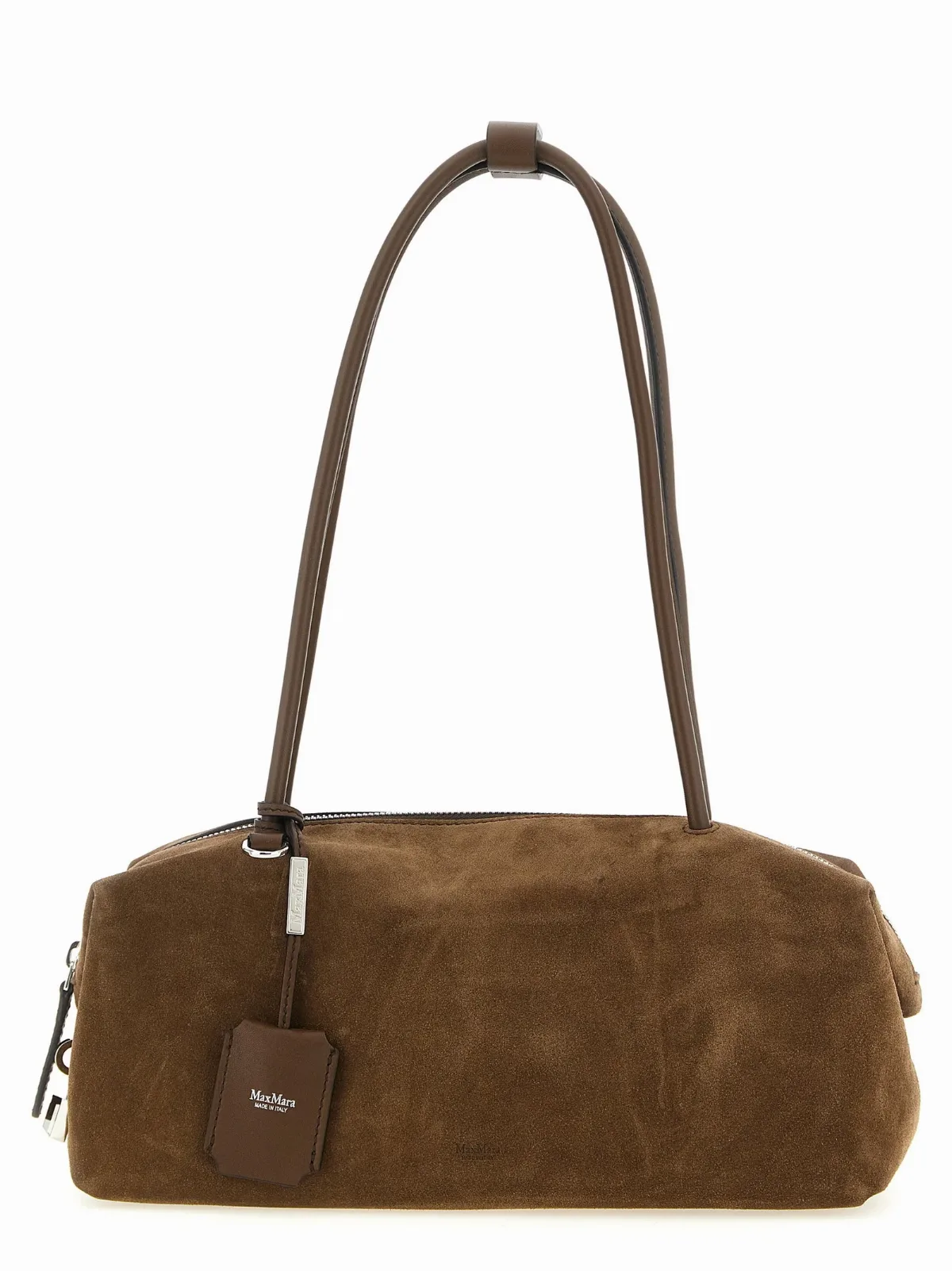 Suede Top Case Shoulder Bag by Max Mara