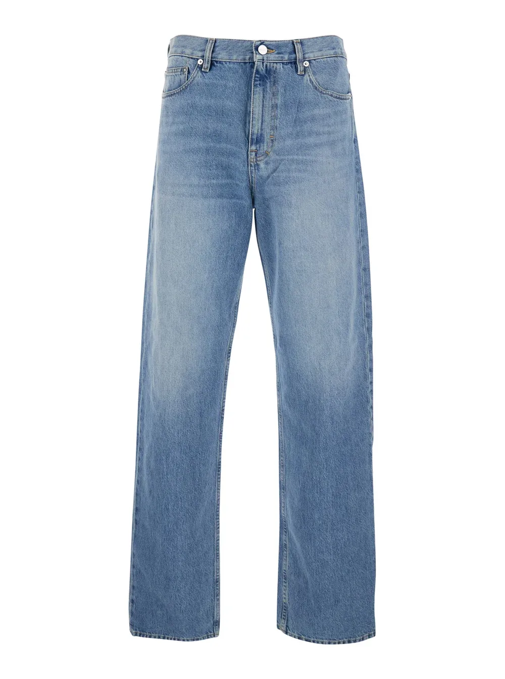 Bleach-Wash Denim Jeans