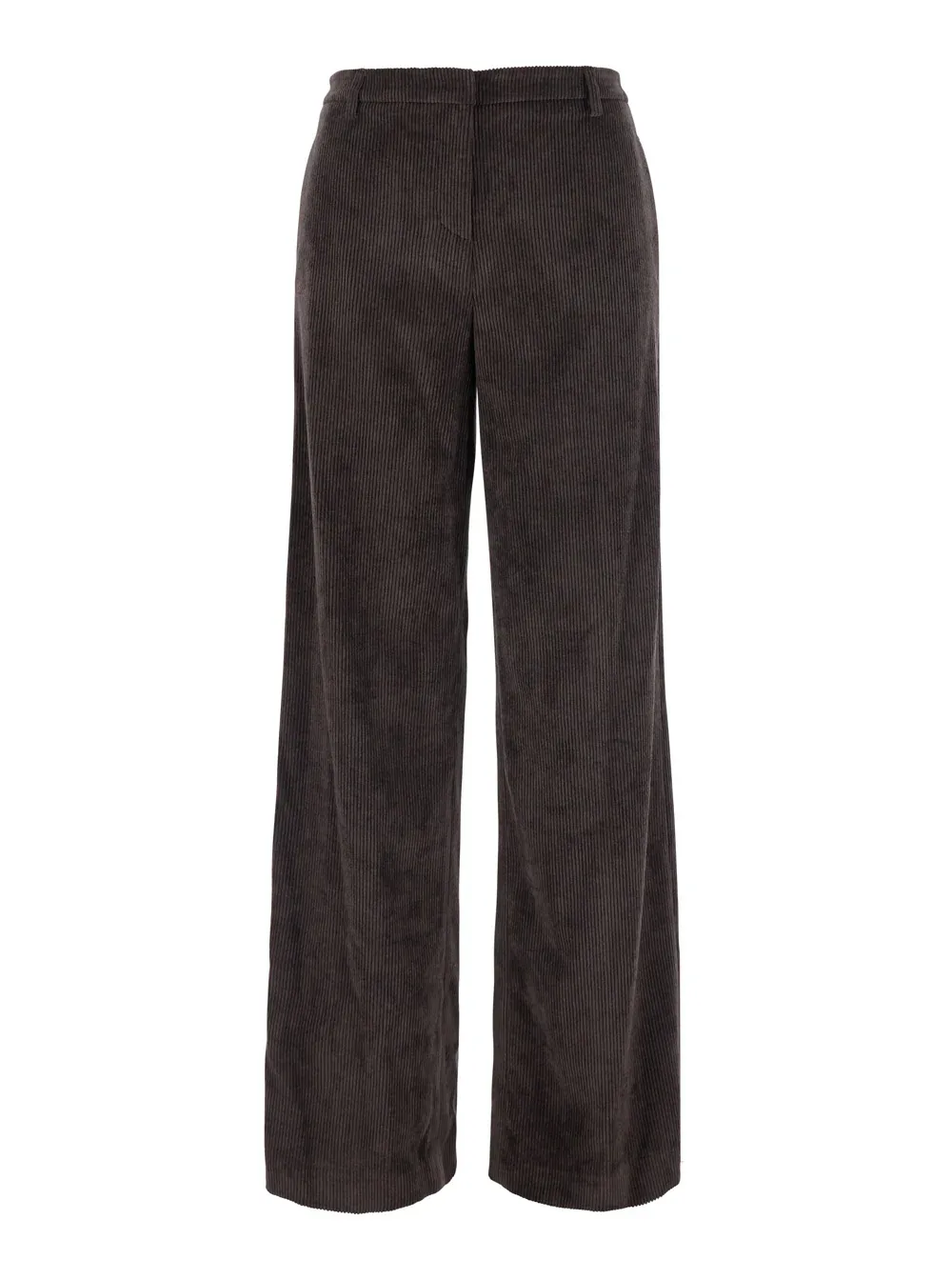 Ribbed Tech Fabric Trousers by Leplain