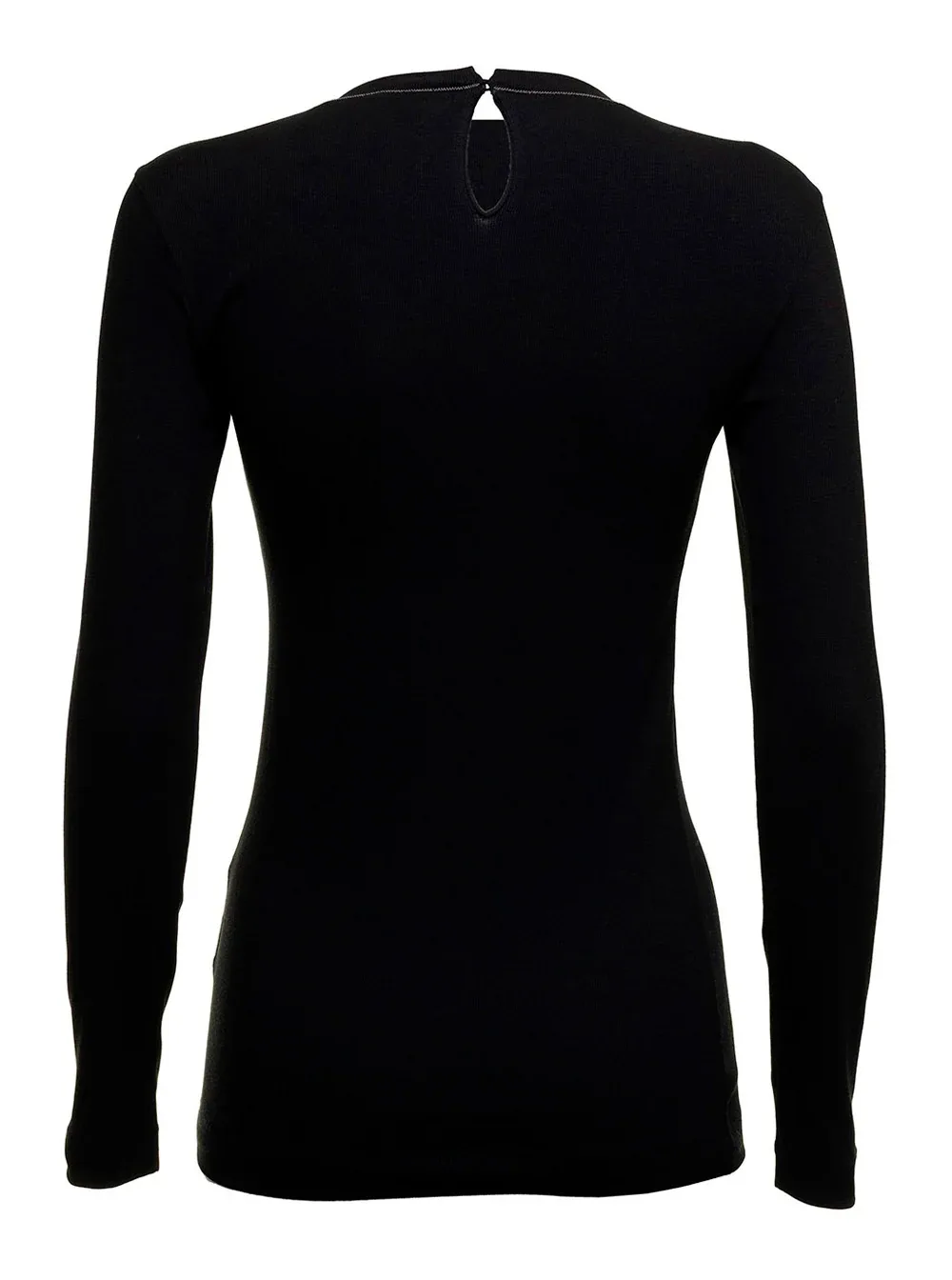 Monile-Detail Cotton Long-Sleeve T-Shirt by BRUNELLO CUCINELLI
