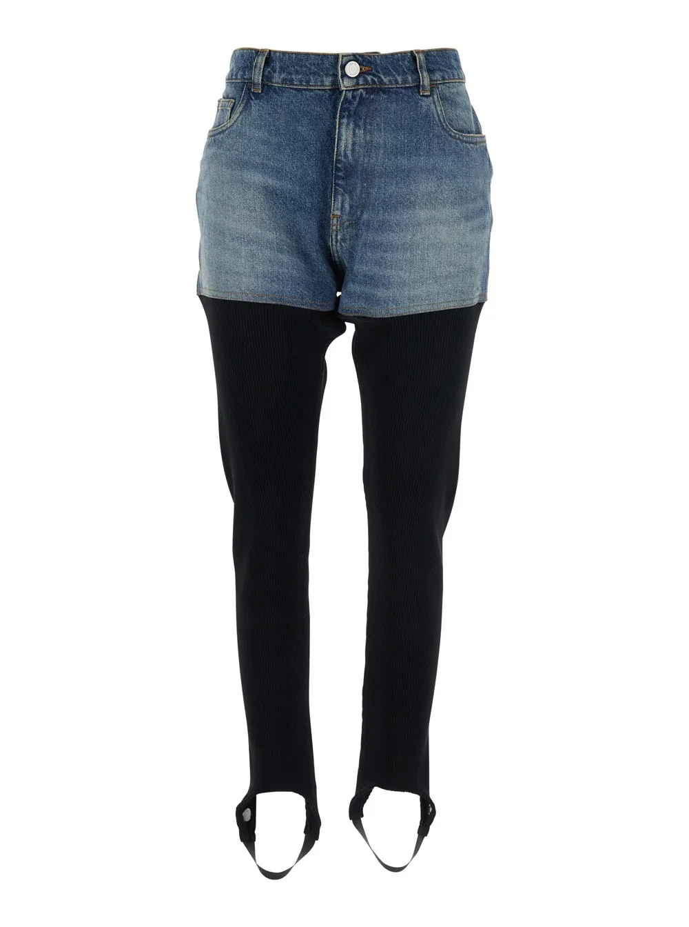 Ribbed Organic Cotton Hybrid Trousers by Coperni