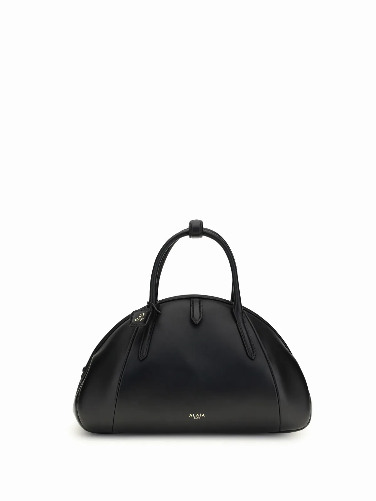 Sculptural Calfskin Top Handle Bag by alaia
