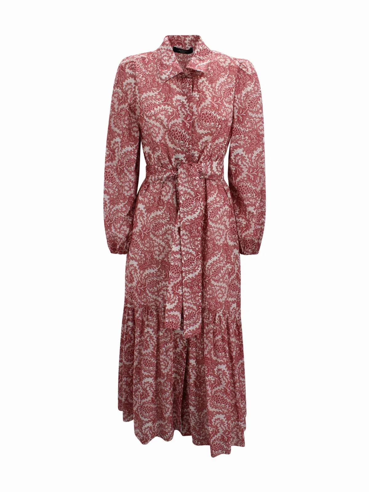 Long Shirt Dress With Belt