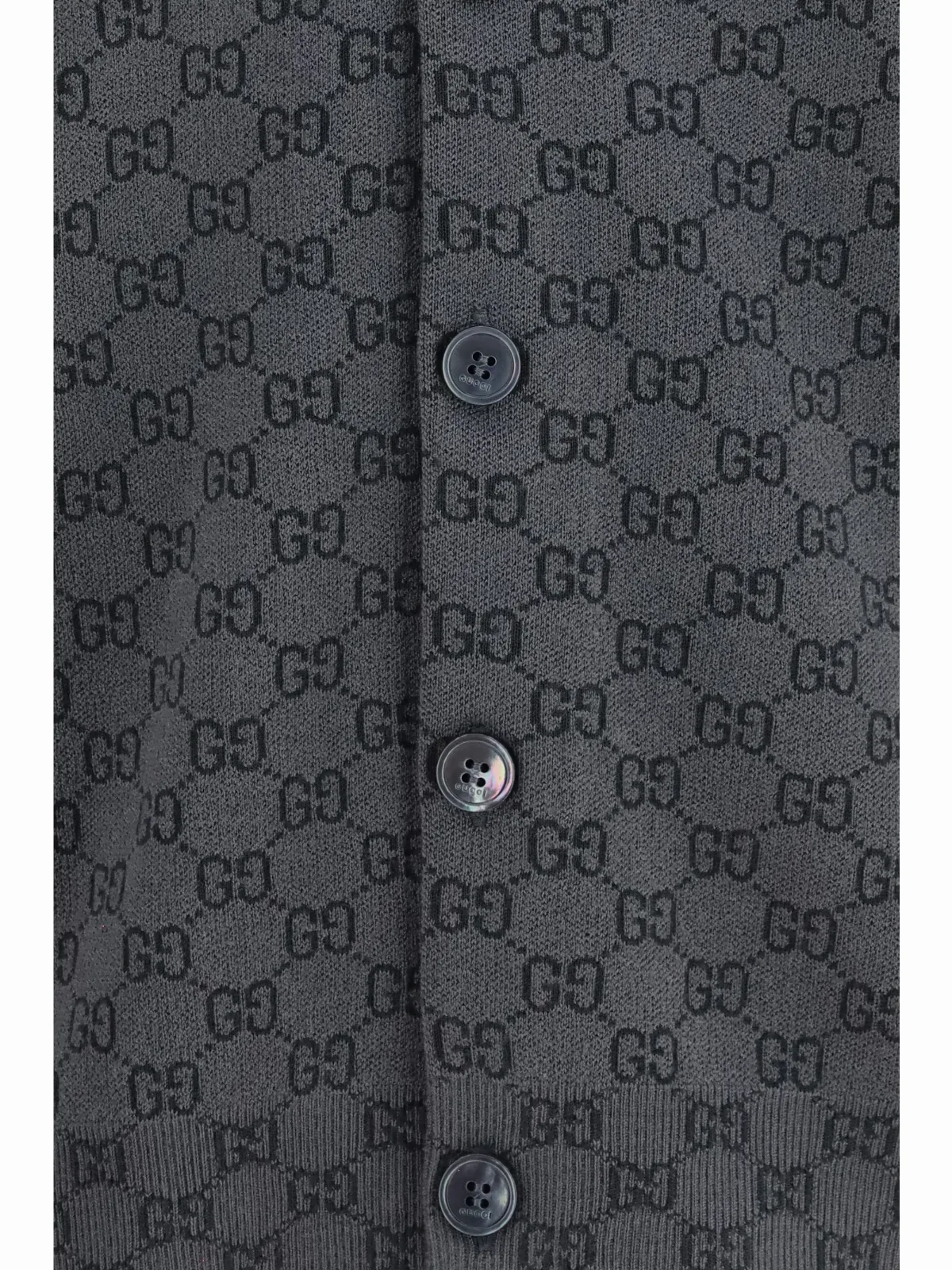 GG-Print Silk-Wool Cardigan by Gucci