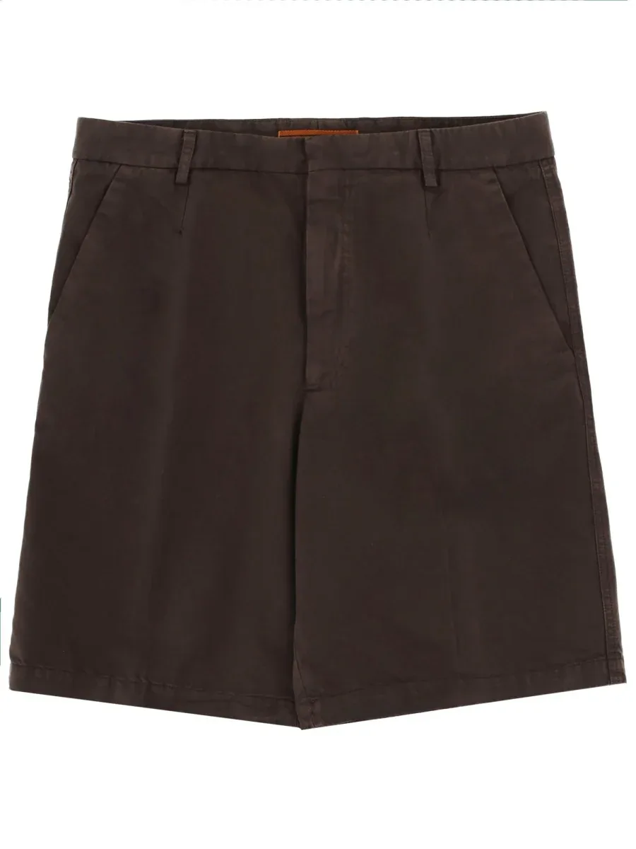 Cotton-Linen Bermudas by Zegna