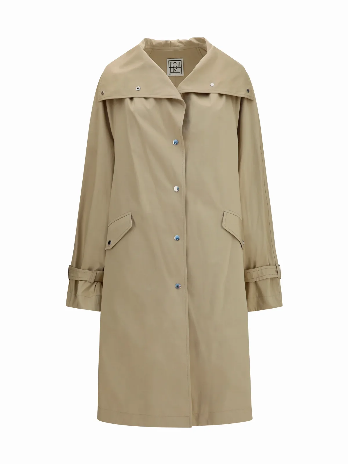 Oversized Cotton Trench Coat by Toteme