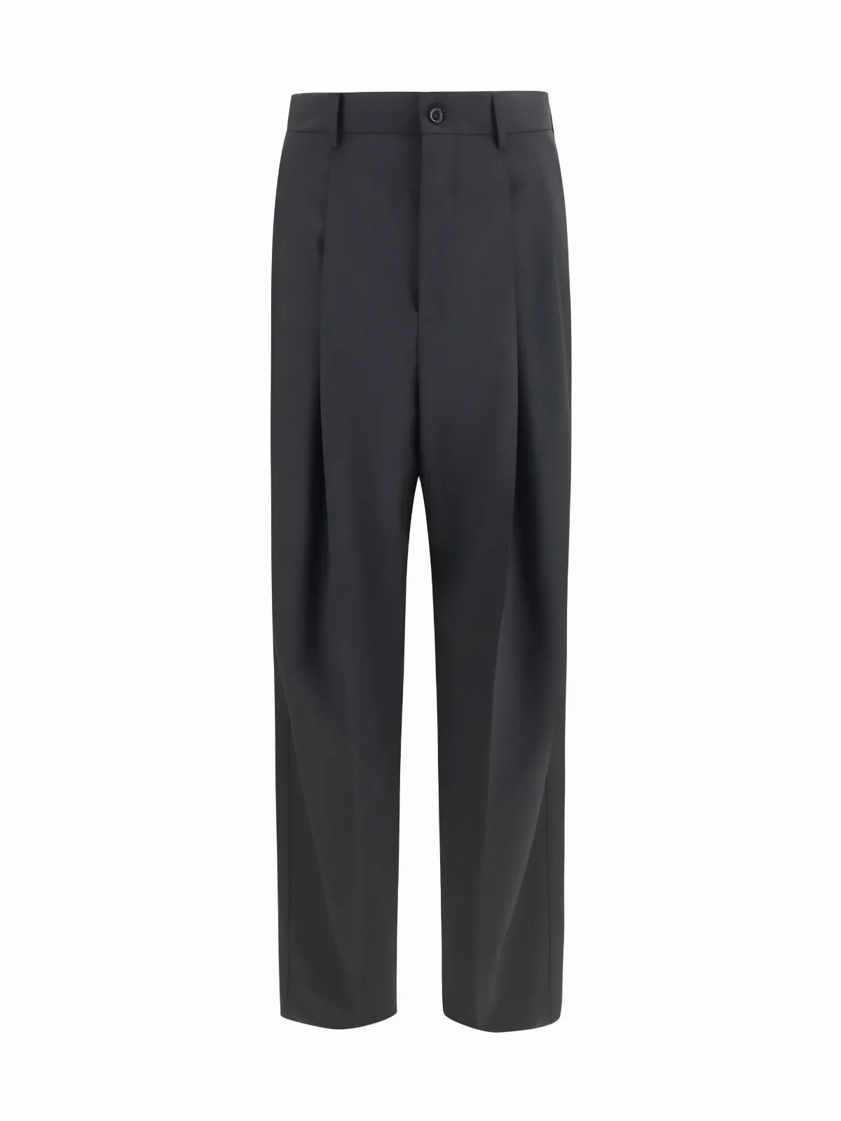 Wide-Leg Tailored Wool Blend Trousers by Dolce & Gabbana