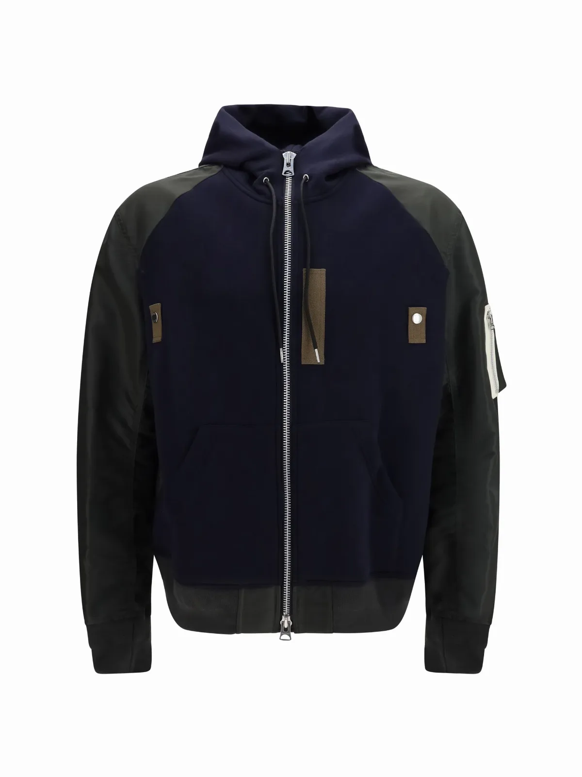 Hybrid Cotton-Blend Hoodie Jacket by Sacai
