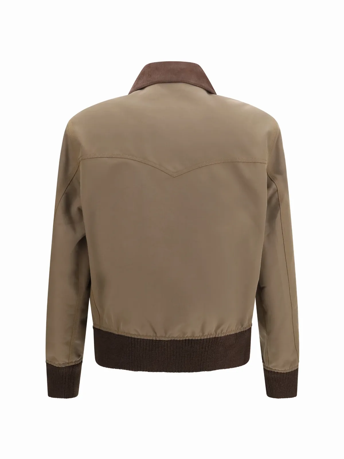 Corduroy Collar Jacket by Prada