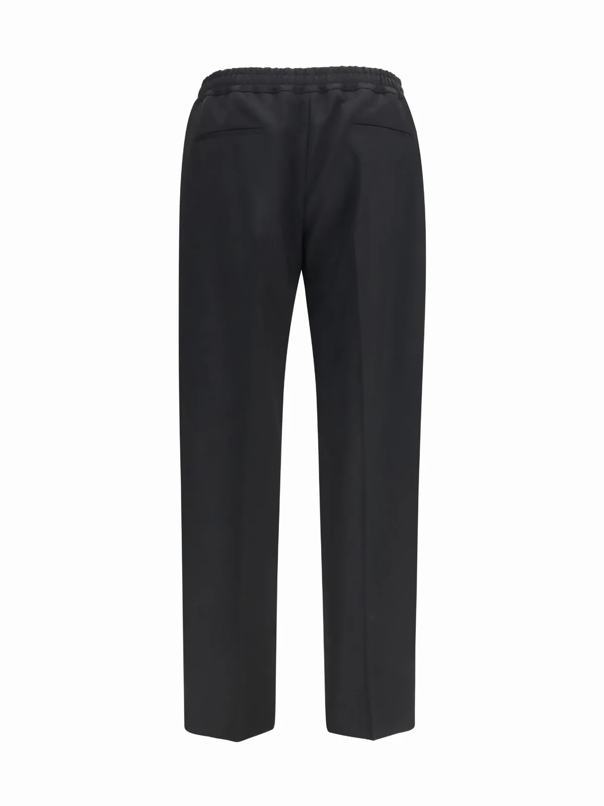 Cotton Gabardine with VLogo Embroidery Trousers by Valentino