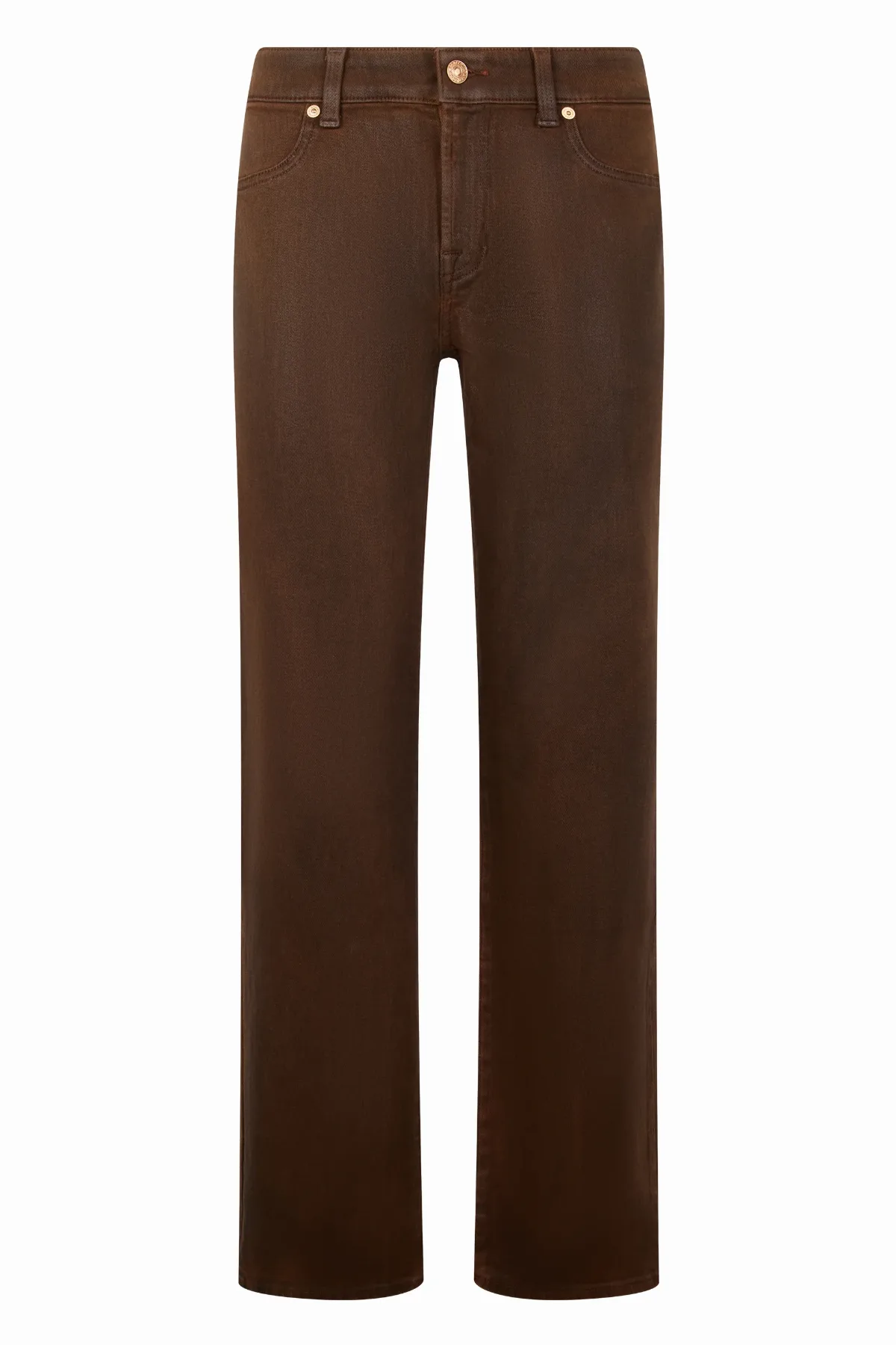 Stretch Denim Straight-Leg Jeans by 7 For All Mankind