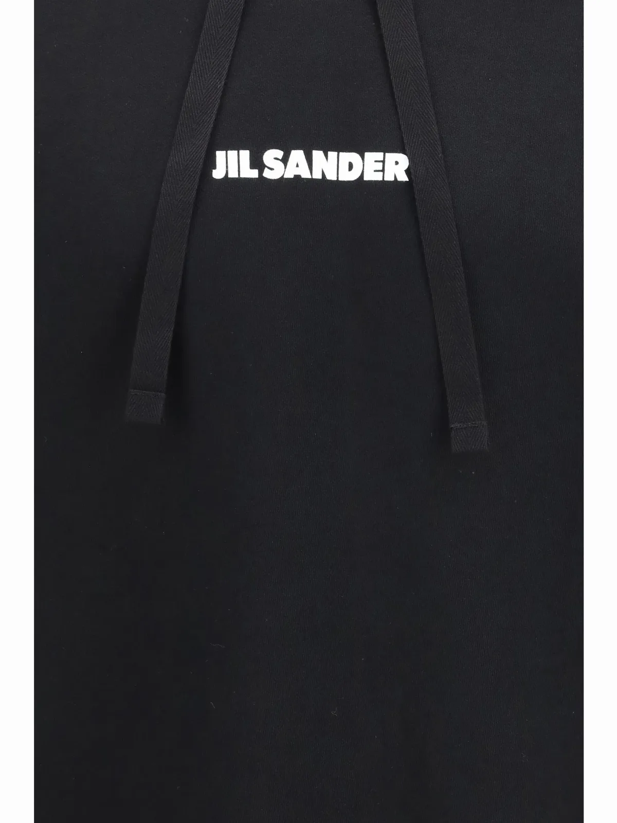 Cotton Logo-Detail Hoodie by Jil Sander