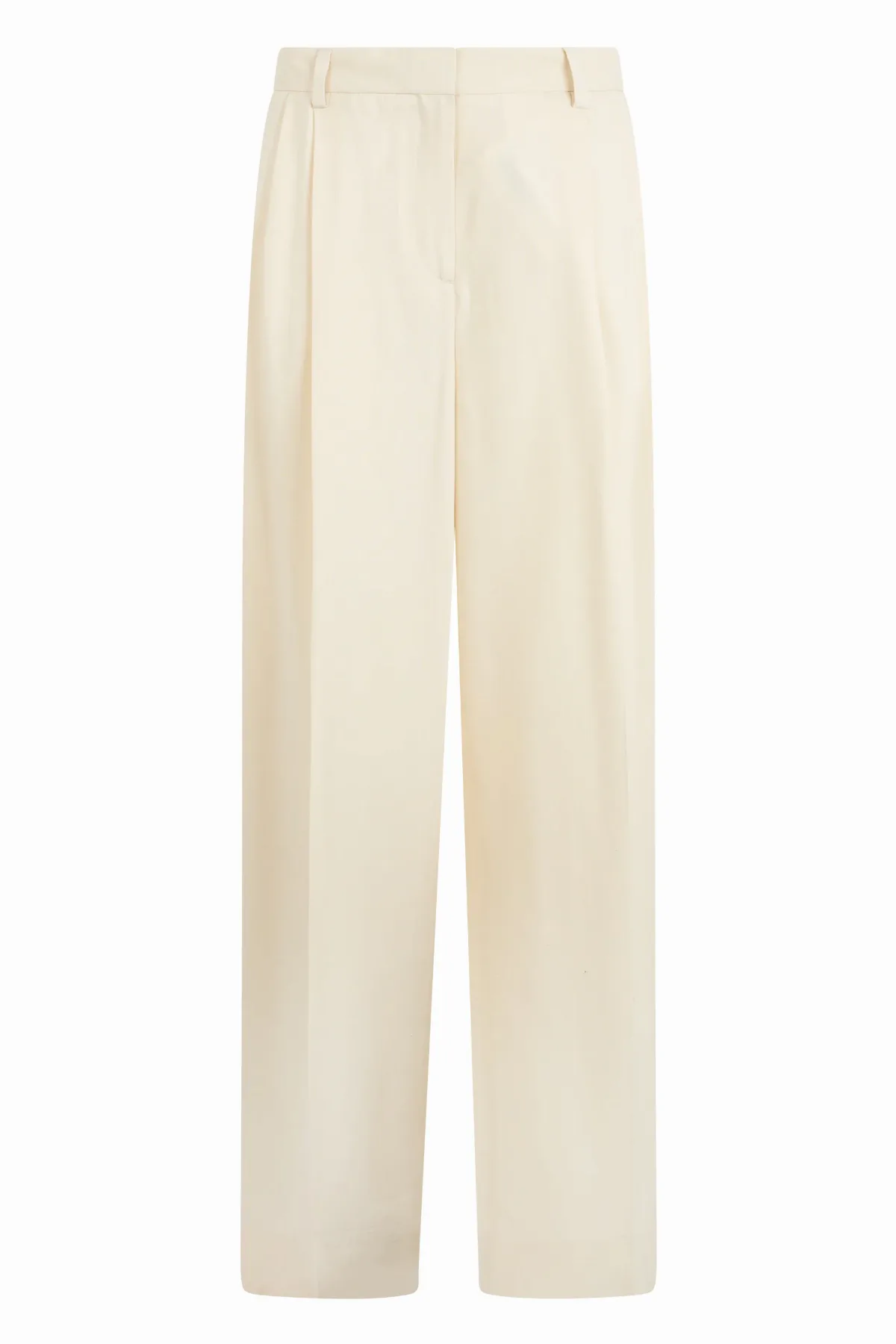 Front-Pleated Viscose Trousers by Toteme
