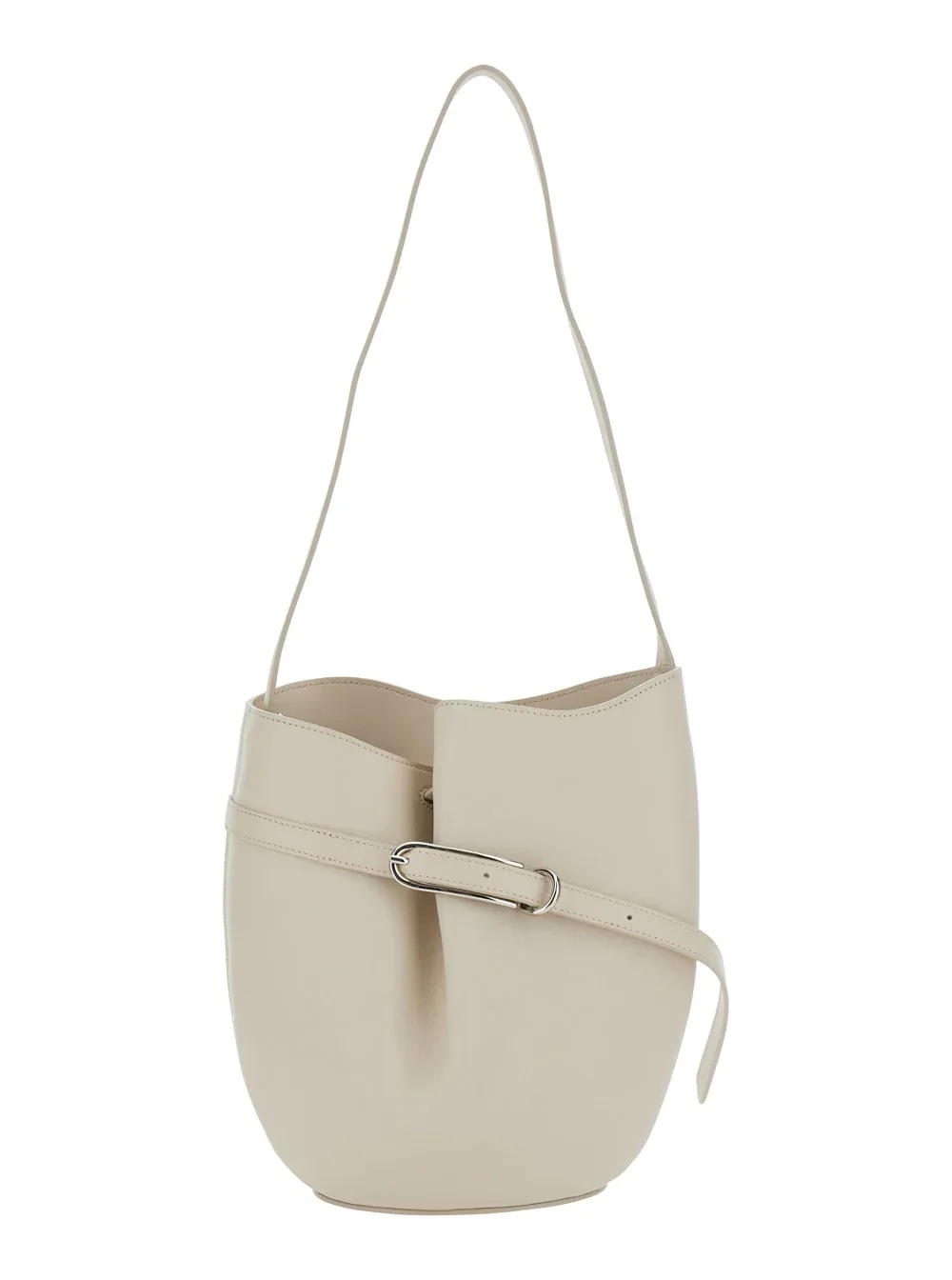 Structured Calf Leather Shoulder Bag by Liffner